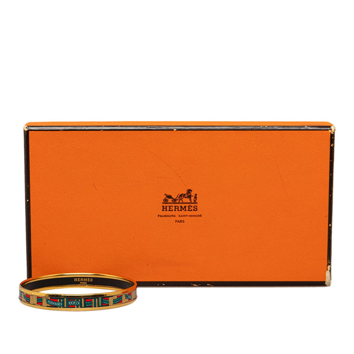 Top quality Hermes Narrow Enamel Bangle Costume Bracelet