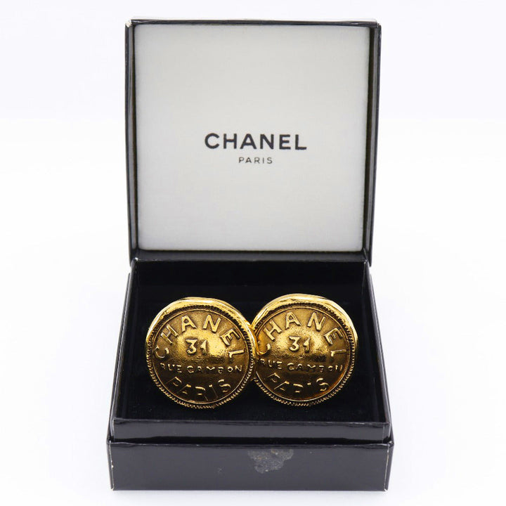 Top Quality Chanel Gold Plated Earrings