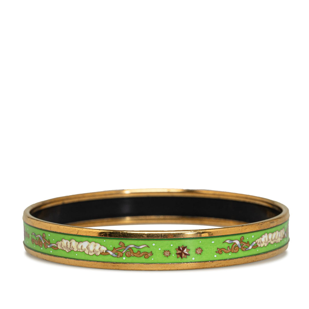 Top quality Hermes Narrow Enamel Bangle Costume Bracelet