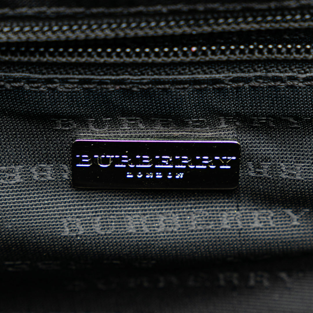 BURBERRY House Check Clasp Handbag