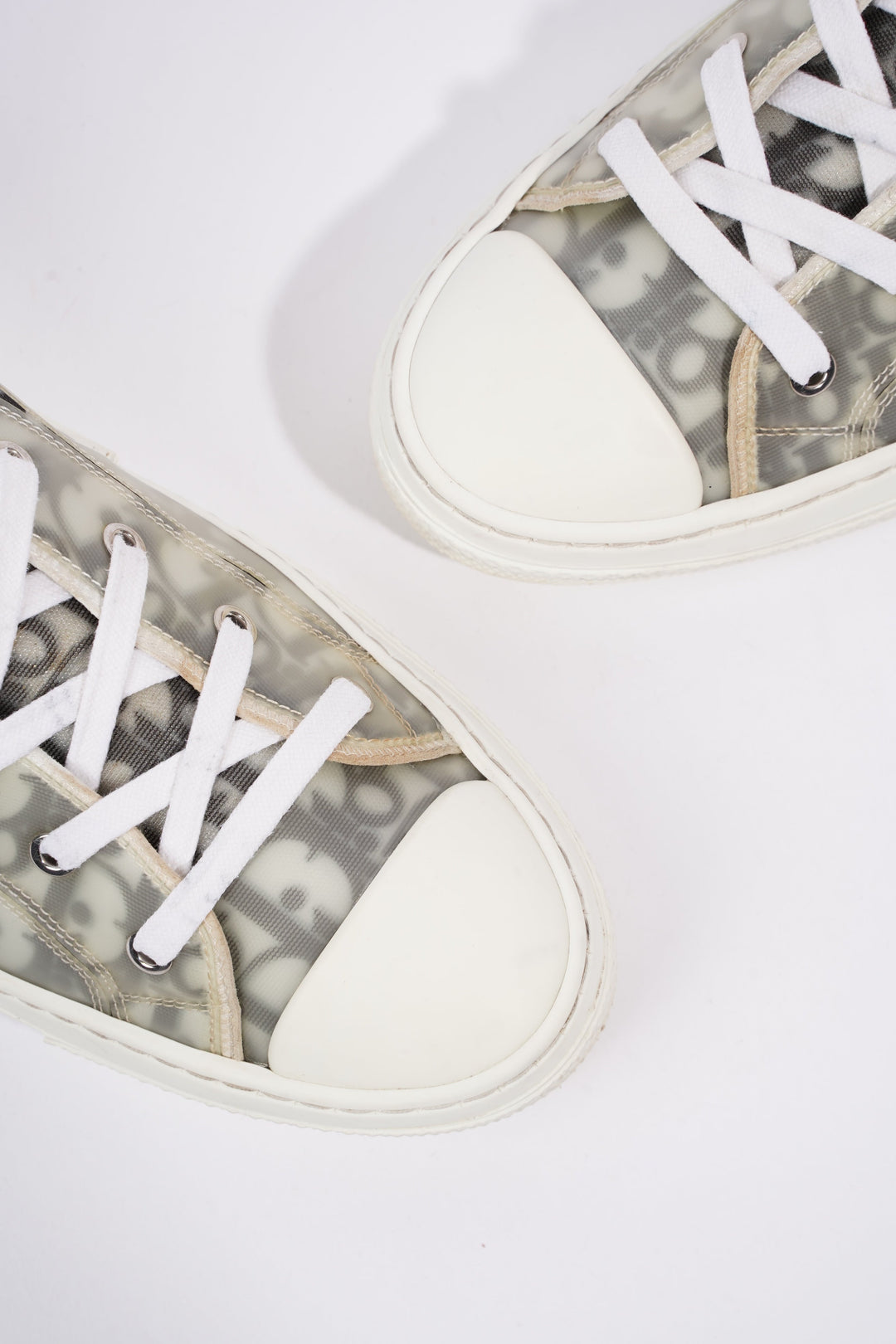 Christian Dior B23 Hightops White / Black Oblique Canvas EU 43.5 UK 9.5