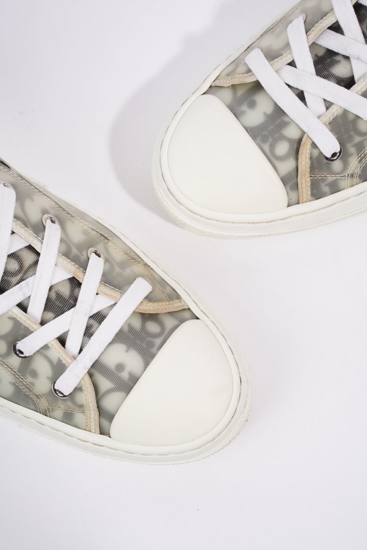 Christian Dior B23 Hightops White / Black Oblique Canvas EU 43.5 UK 9.5