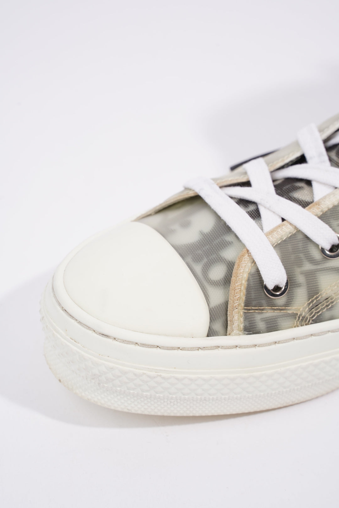 Christian Dior B23 Hightops White / Black Oblique Canvas EU 43.5 UK 9.5