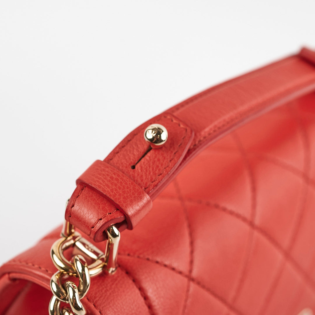 Chanel Seasonal Flap Red Crossbody Bag