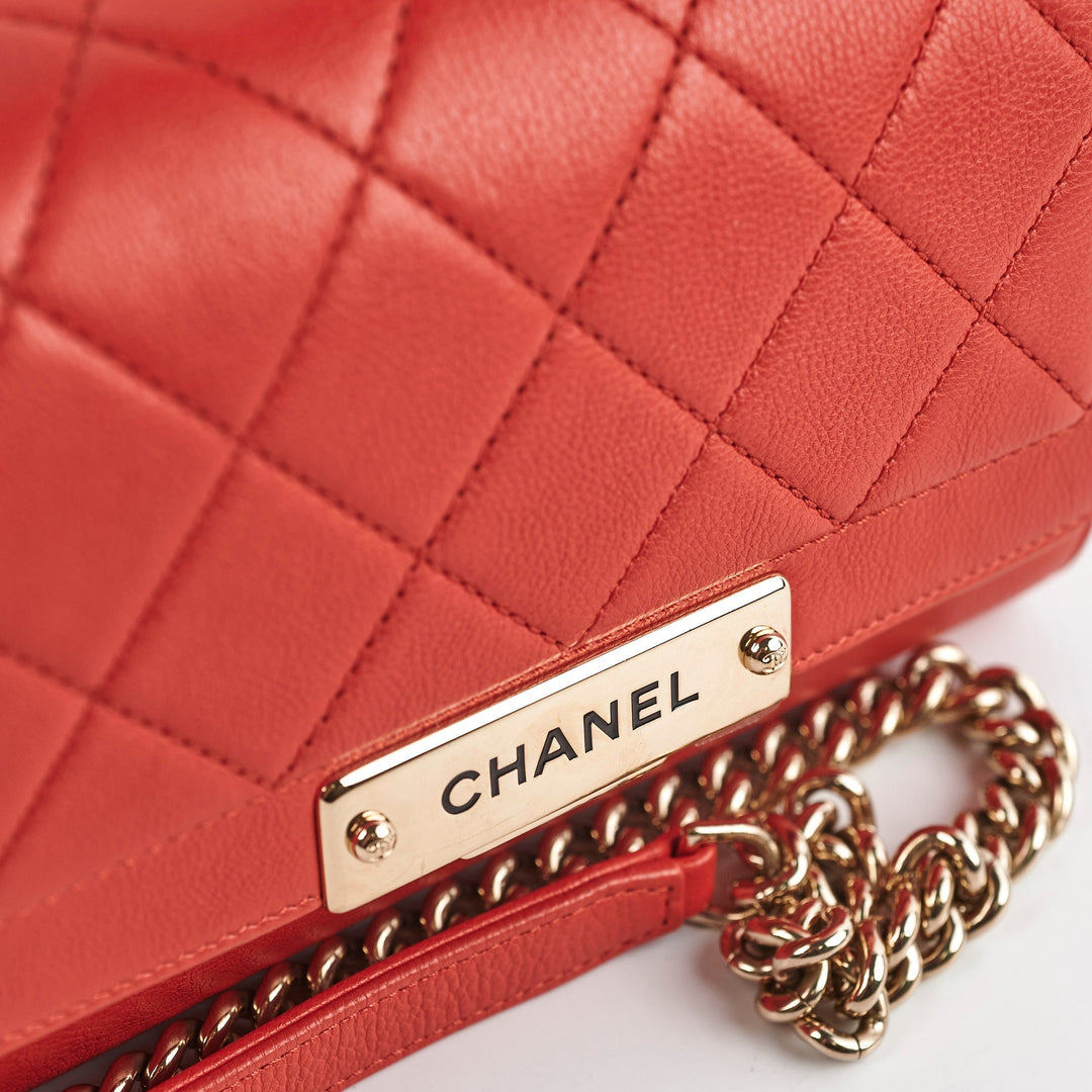 Chanel Seasonal Flap Red Crossbody Bag