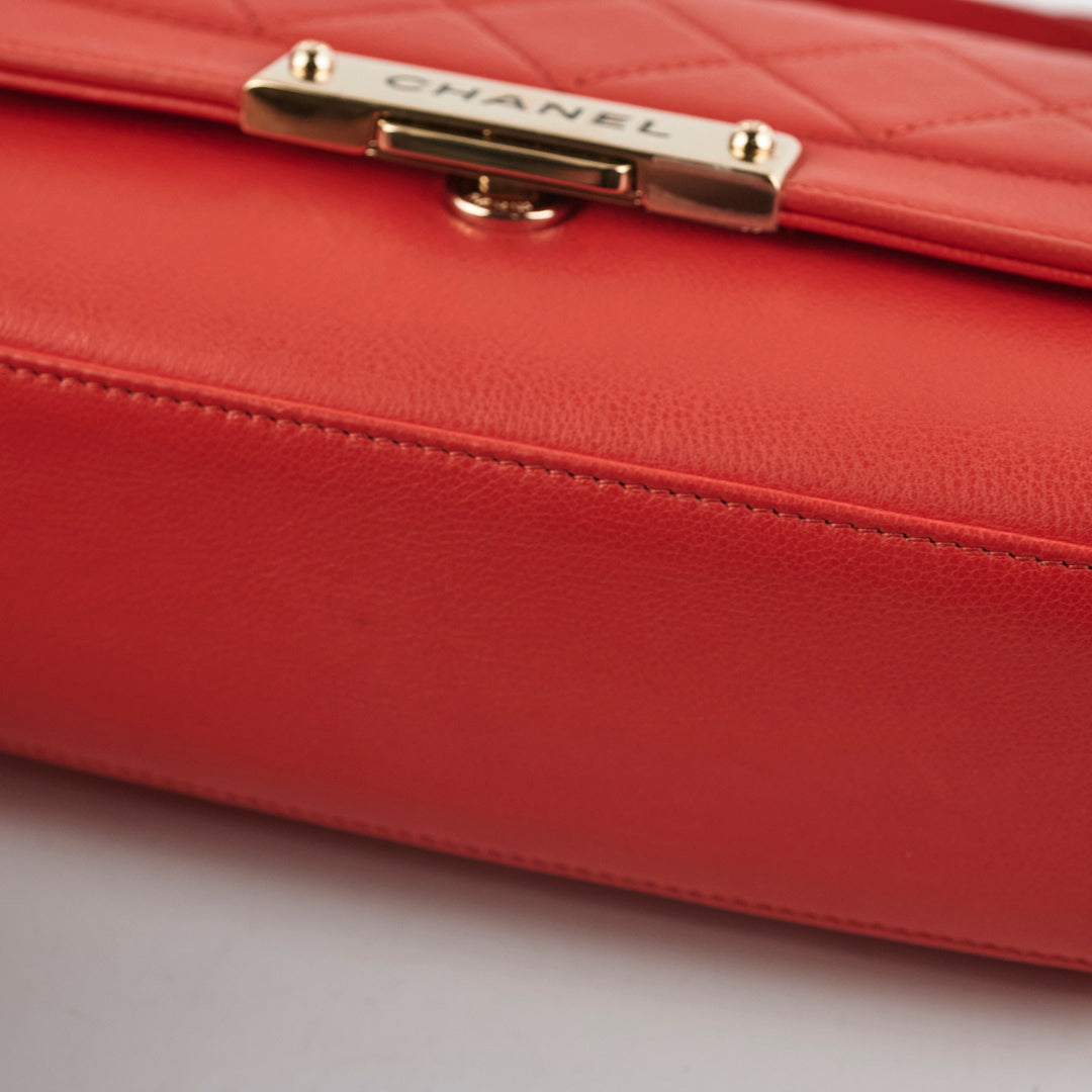 Chanel Seasonal Flap Red Crossbody Bag