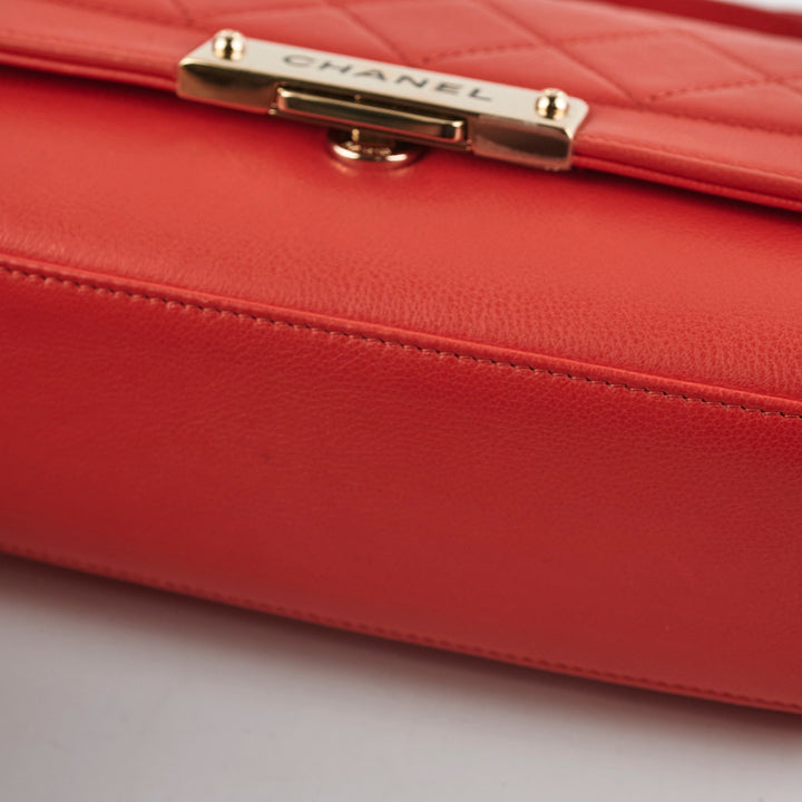 Chanel Seasonal Flap Red Crossbody Bag