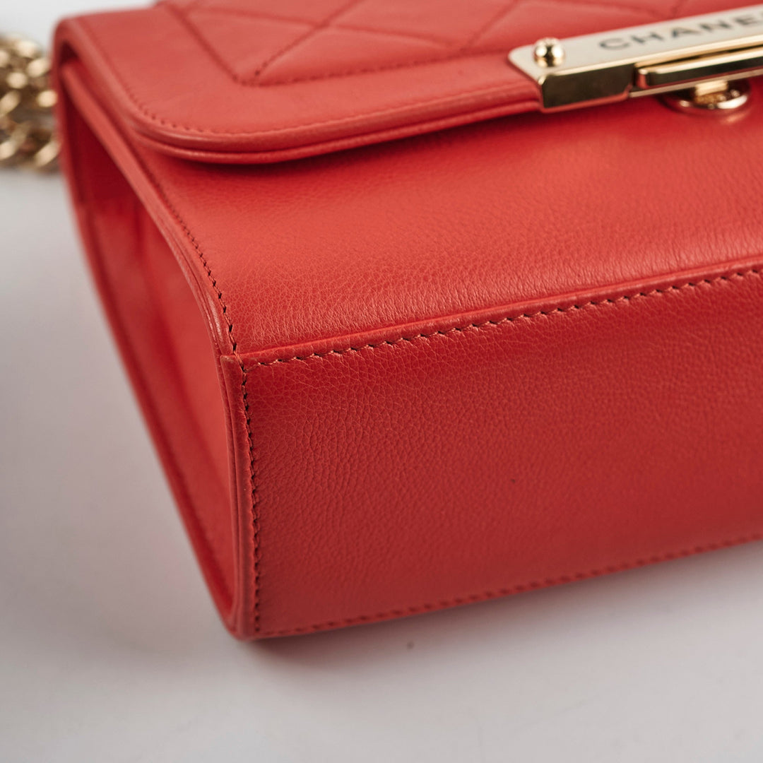 Chanel Seasonal Flap Red Crossbody Bag