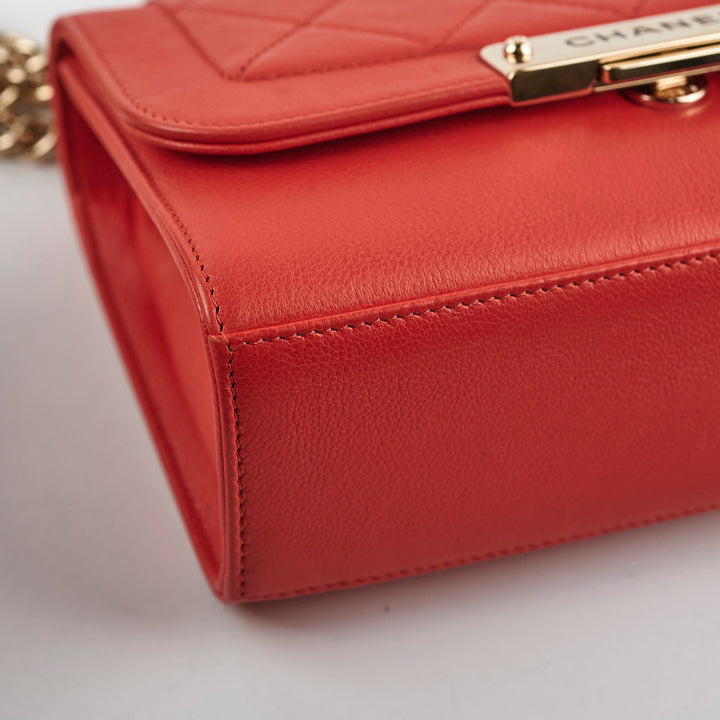 Chanel Seasonal Flap Red Crossbody Bag