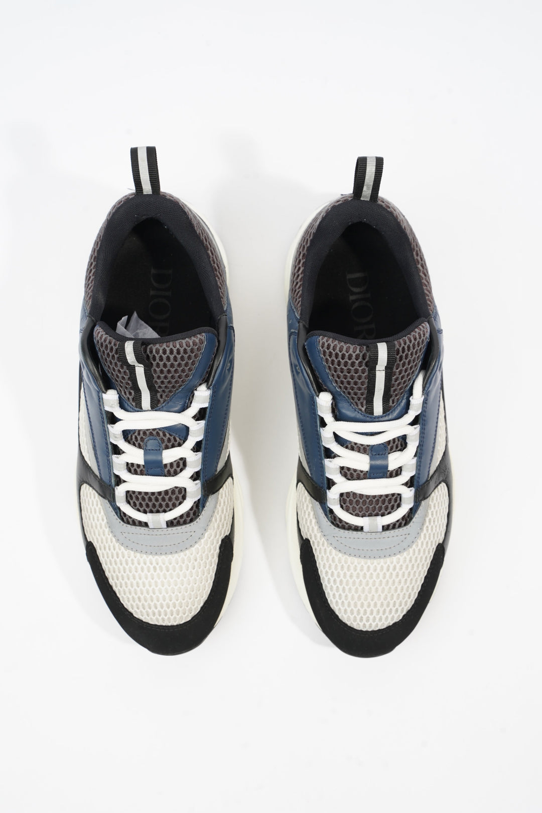 Christian Dior B22 White / Black / Navy Mesh EU 43 UK 9