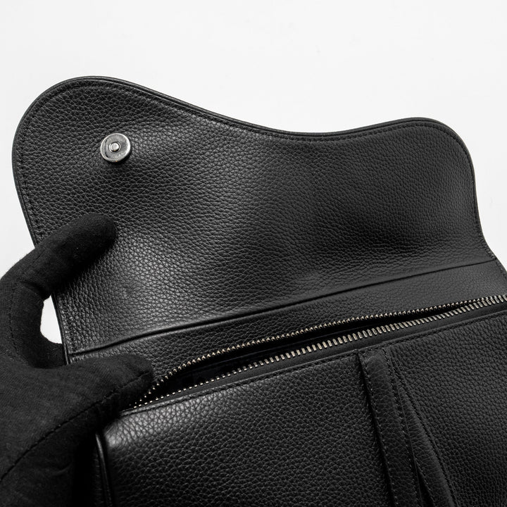 Dior Homme Charms Saddle Bag Calfskin Black