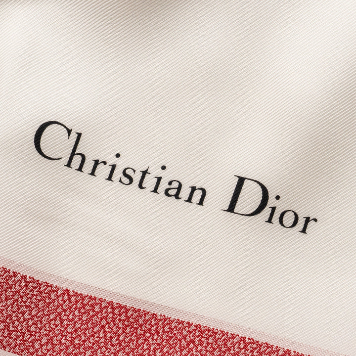 Top quality Dior Love Scarf Silk/Polyester White/Red/Black