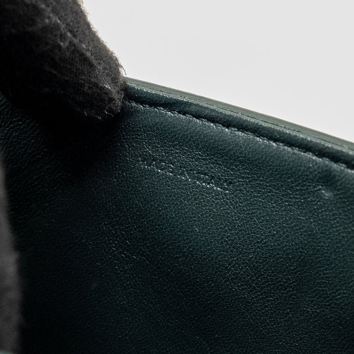 Celine Small Besace Bag Calfskin Dark Green