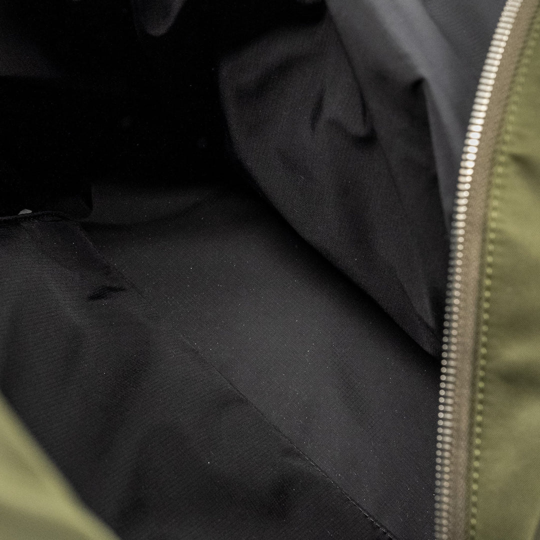 Burberry Logo / Icon Stripe Backpack Nylon Dark Green/Multicolour SHW
