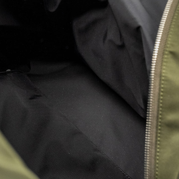 Burberry Logo / Icon Stripe Backpack Nylon Dark Green/Multicolour SHW