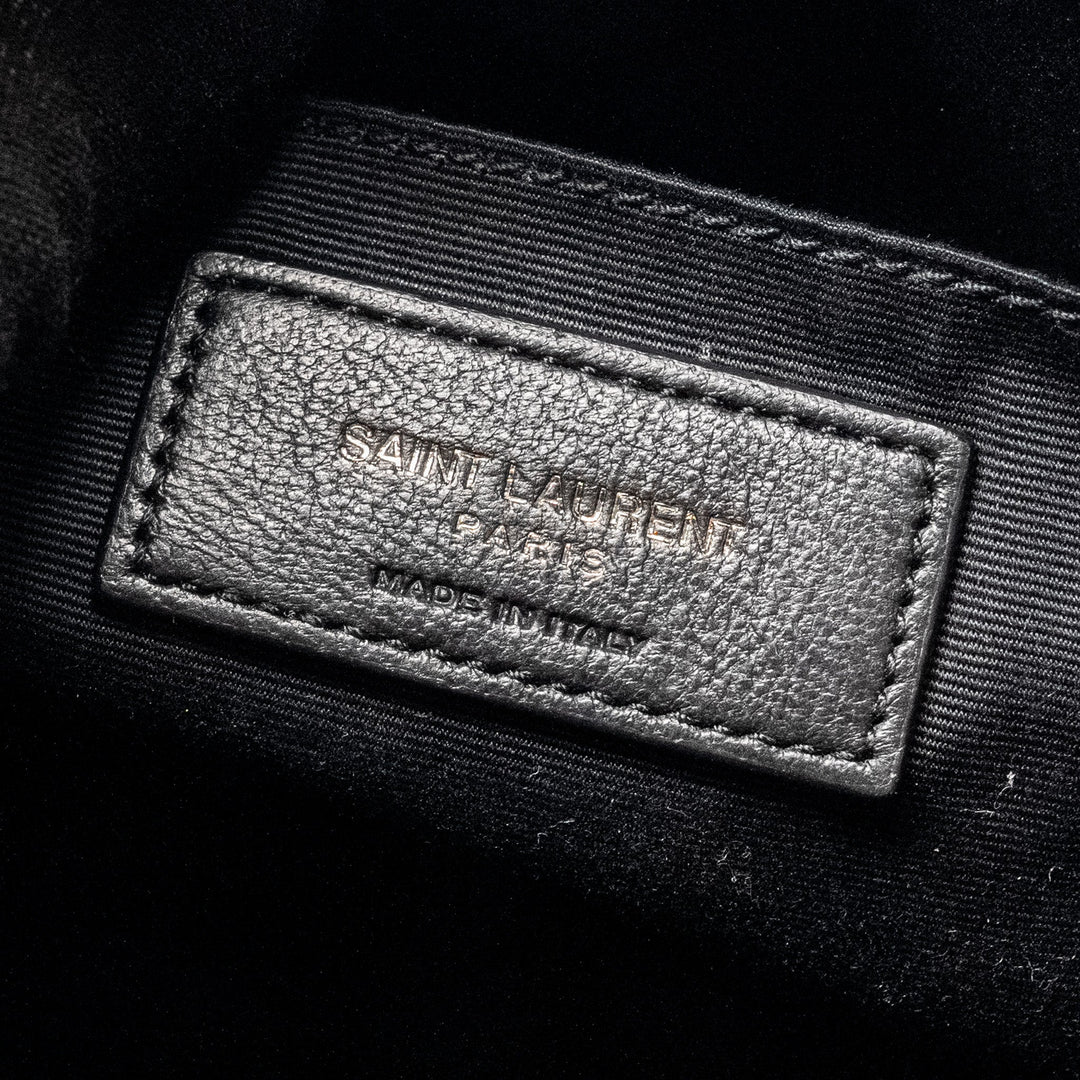 Saint Laurent Lou Camera Bag calfskin black ruthenium SHW