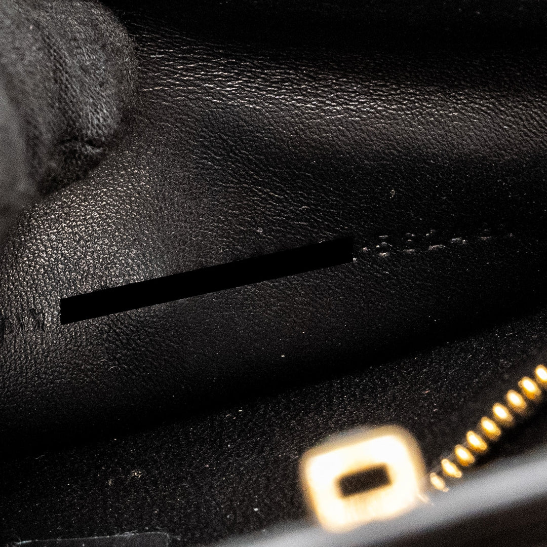 Top Quality Balenciaga Gossip Shoulder Bag Calfskin Black GHW