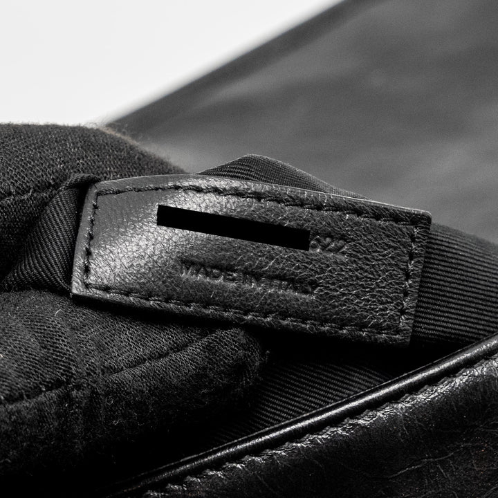 Saint Laurent Medium Niki Calfskin Black Ruthenium Hardware