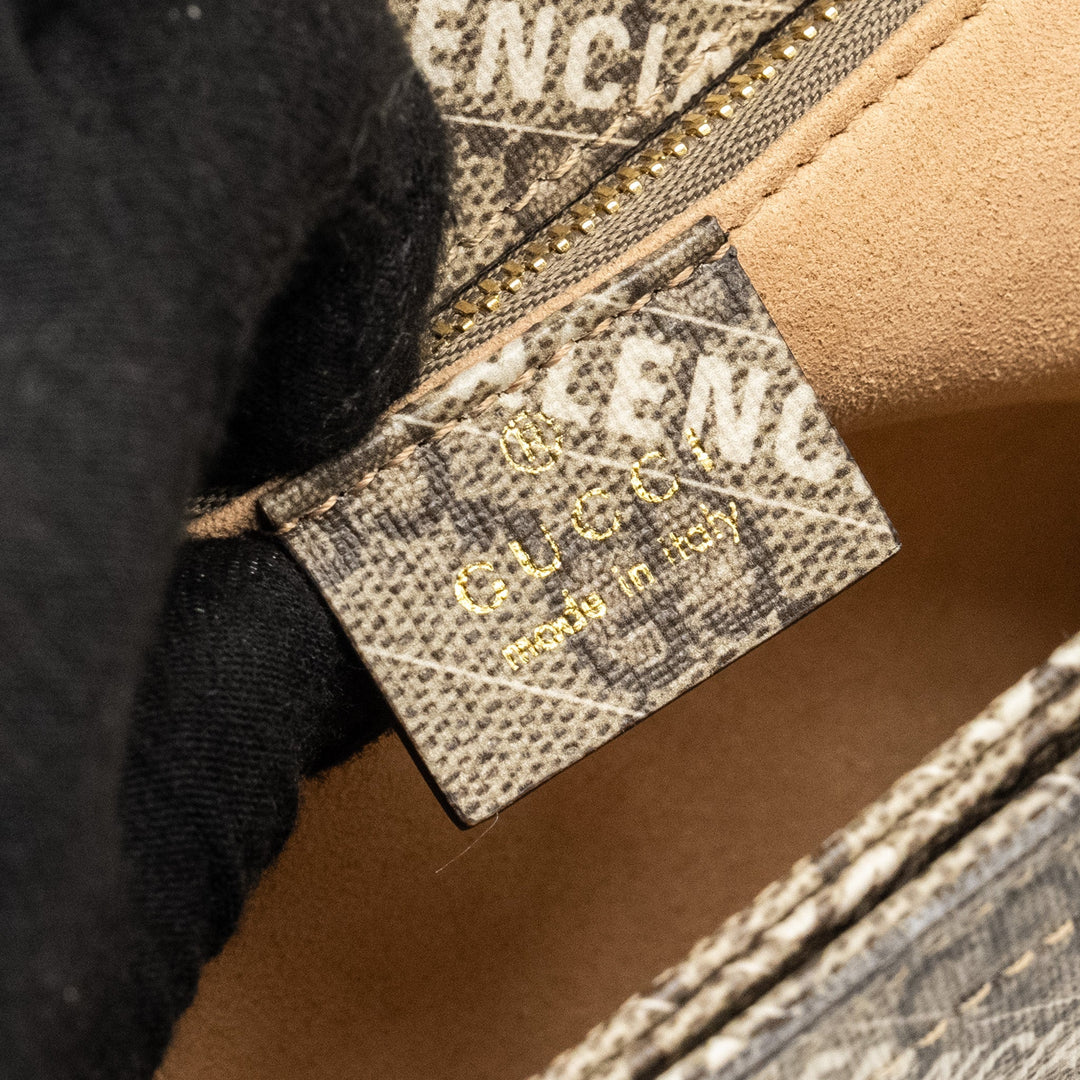 Gucci x Top Quality Balenciaga Horsebit 1955 Bag GG Supreme/Top Quality Balenciaga Print Canvas