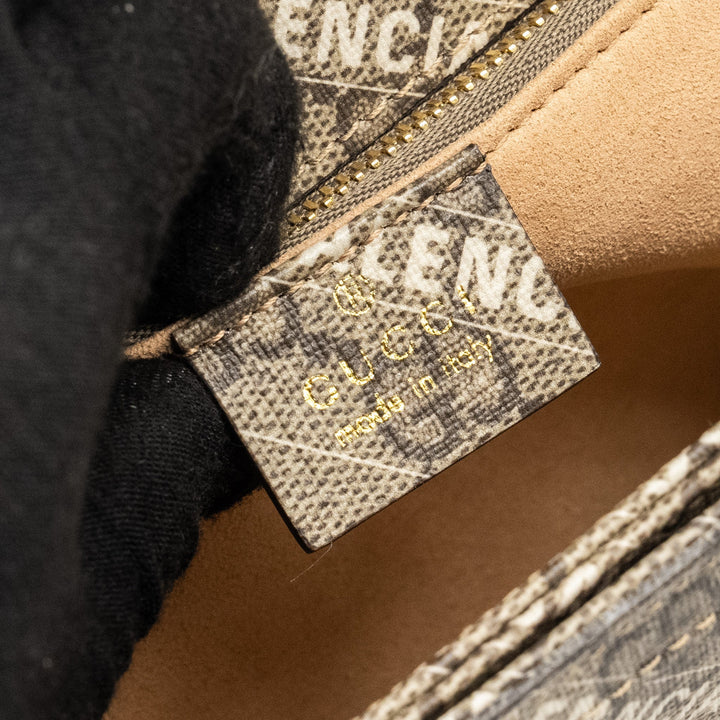 Gucci x Top Quality Balenciaga Horsebit 1955 Bag GG Supreme/Top Quality Balenciaga Print Canvas