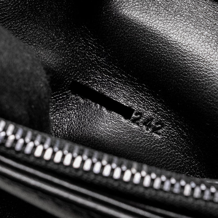 Top quality Dior Mini Caro Flap Bag Calfskin Black/ Black Hardware