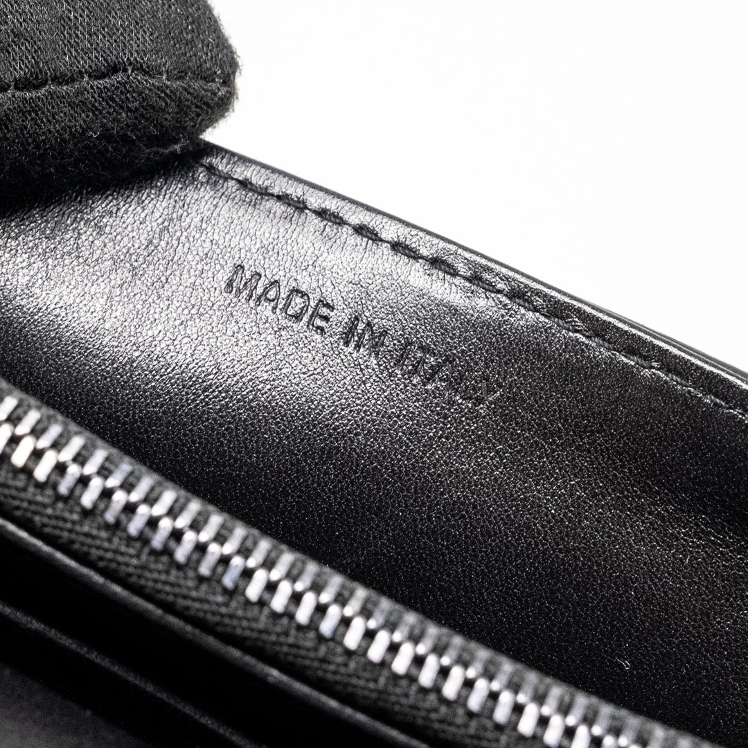 Top quality Dior Mini Caro Flap Bag Calfskin Black/ Black Hardware