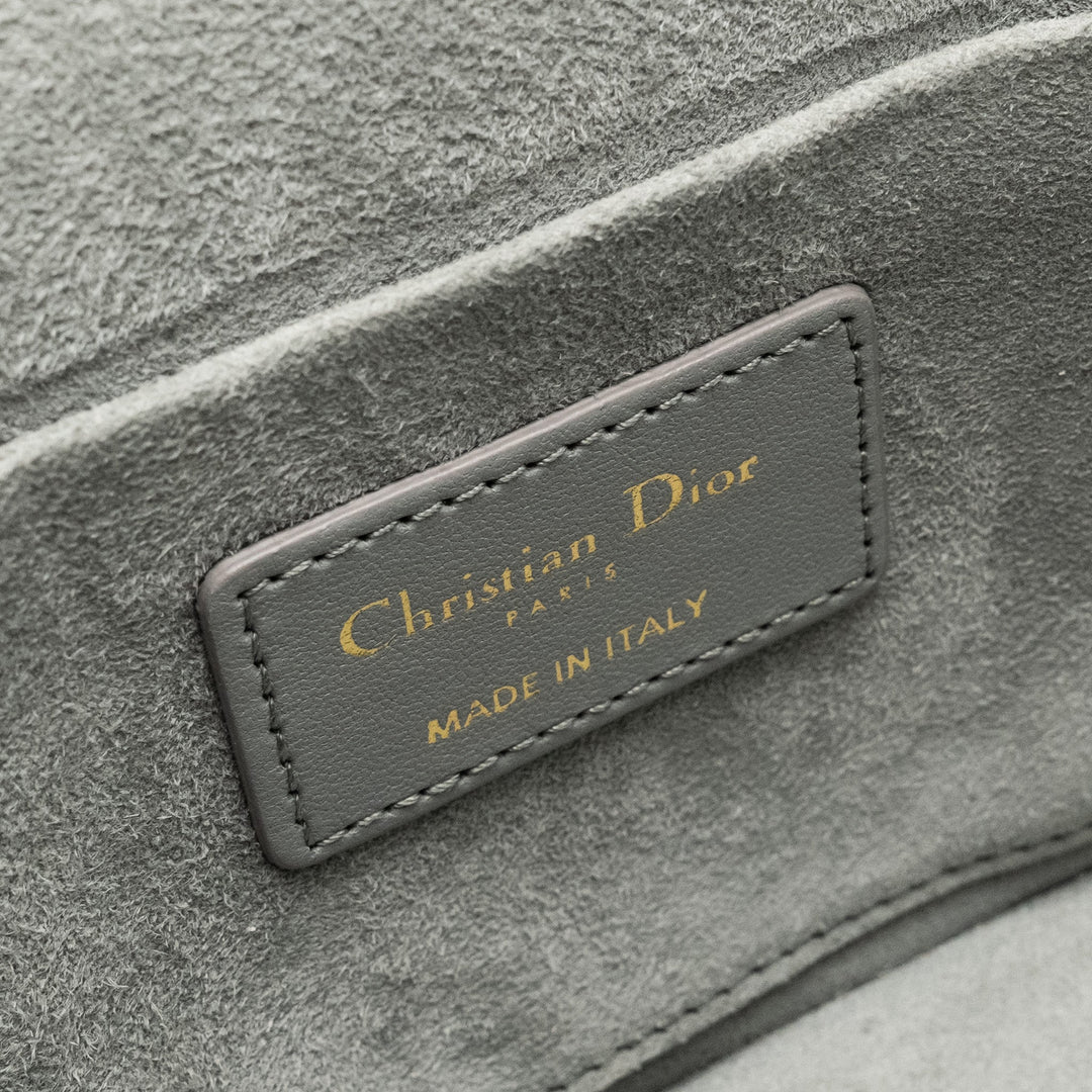 Top quality Dior Small Top quality Diortravel Vanity Case Cannage Lambskin Grey