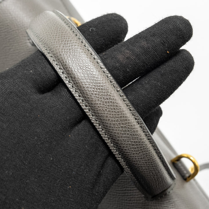 Celine Mini Belt Bag Grained Calfskin Grey