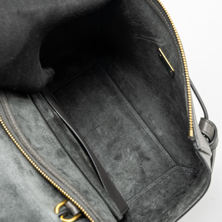 Celine Mini Belt Bag Grained Calfskin Grey