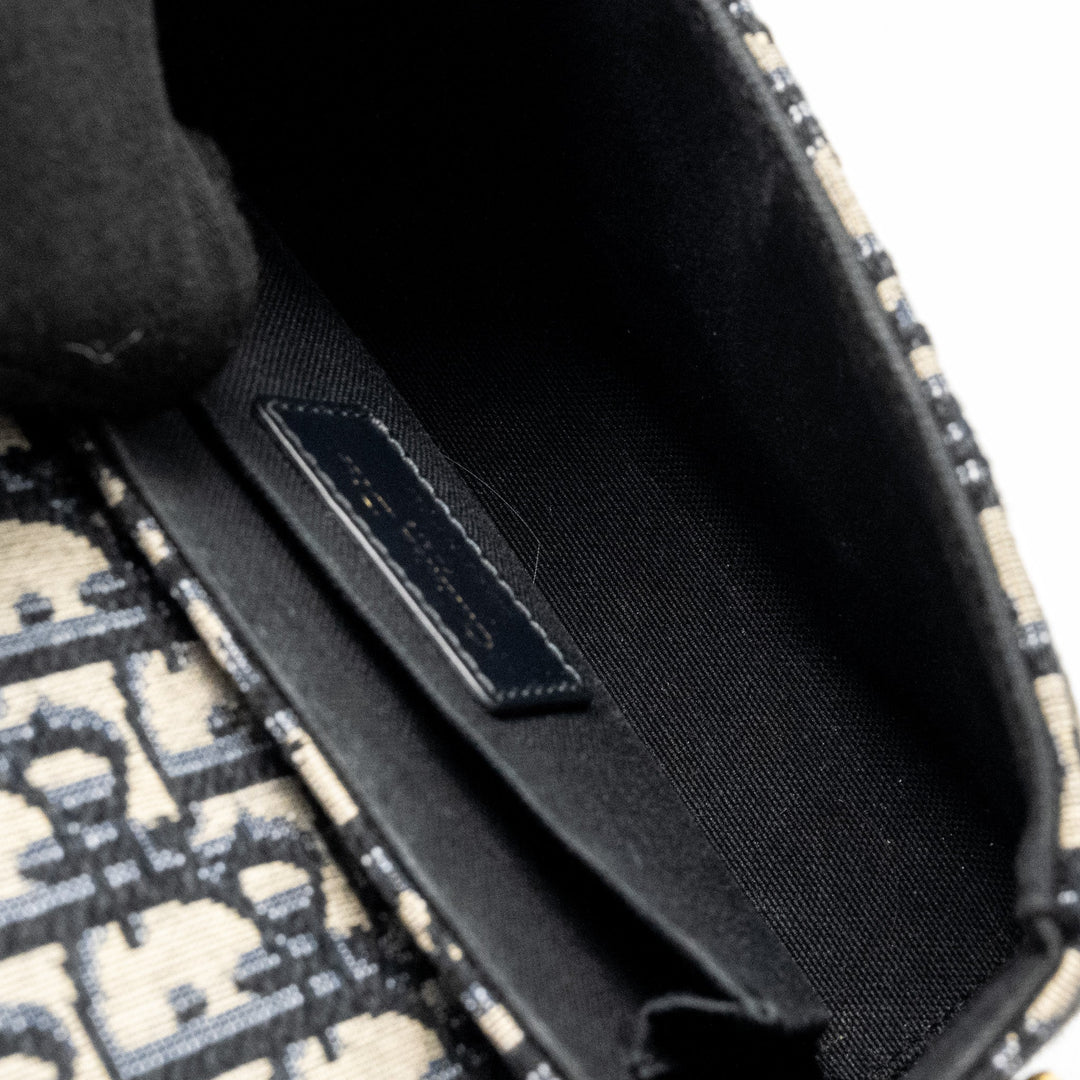 Top quality Dior 30 Montaigne Box Blue Oblique Jacquard