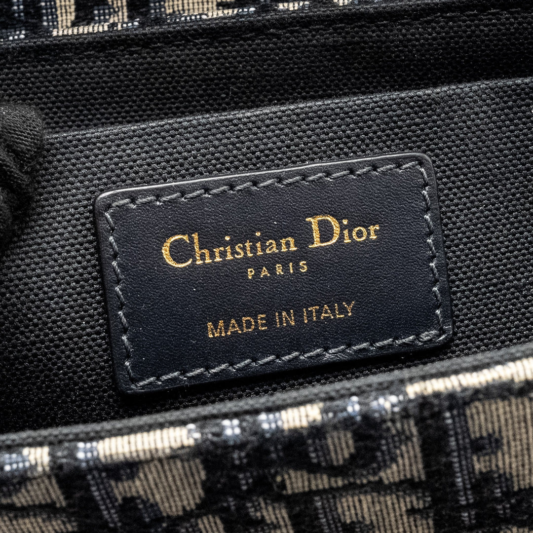 Top quality Dior 30 Montaigne Box Blue Oblique Jacquard