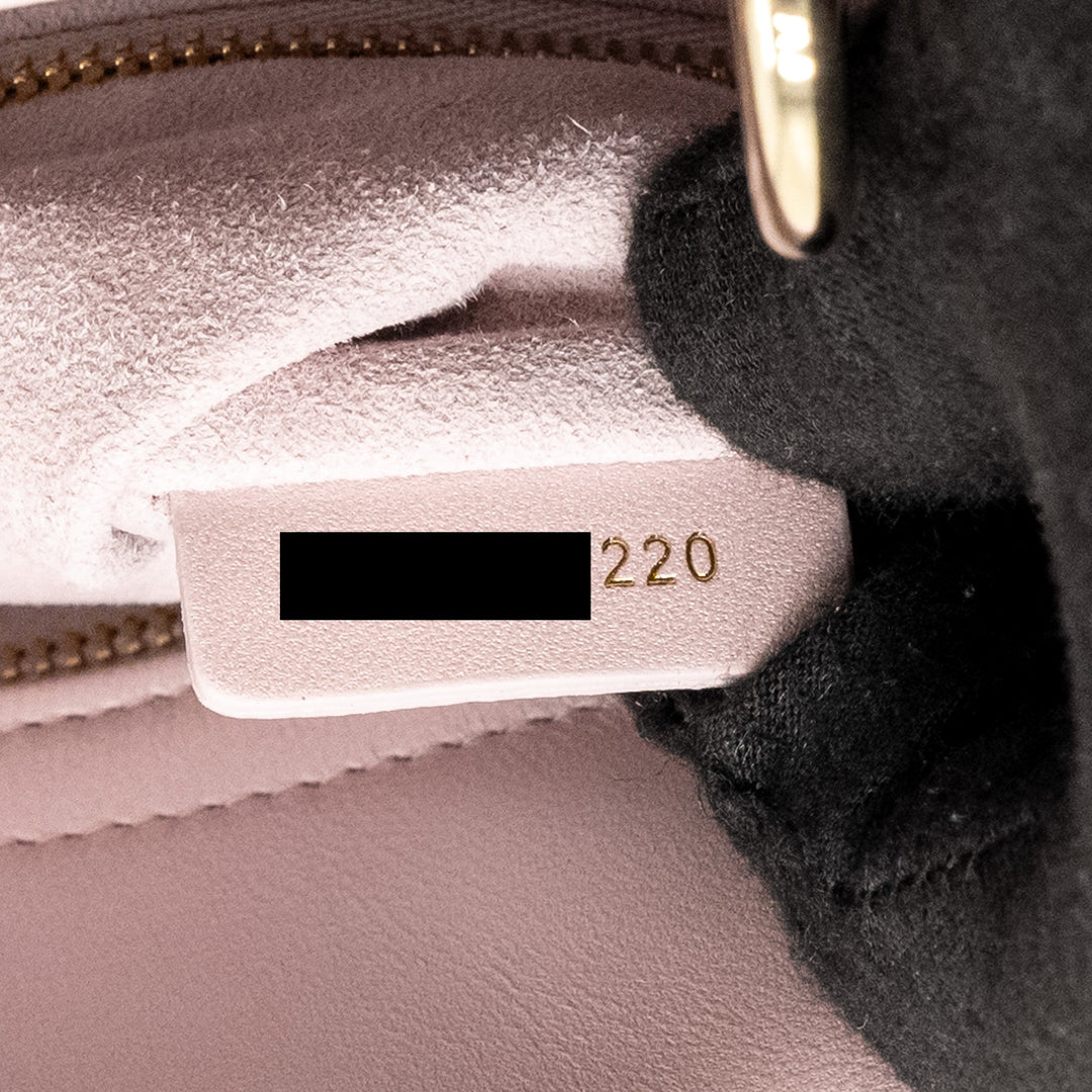 Top quality Dior Medium Lady Top quality Dior Lambskin Iridescent Pink