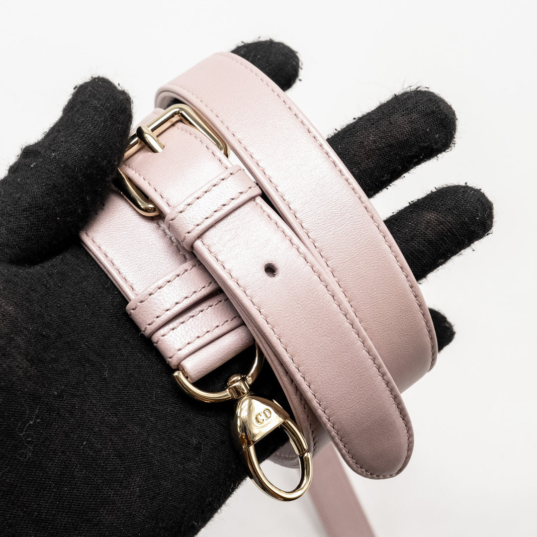 Top quality Dior Medium Lady Top quality Dior Lambskin Iridescent Pink