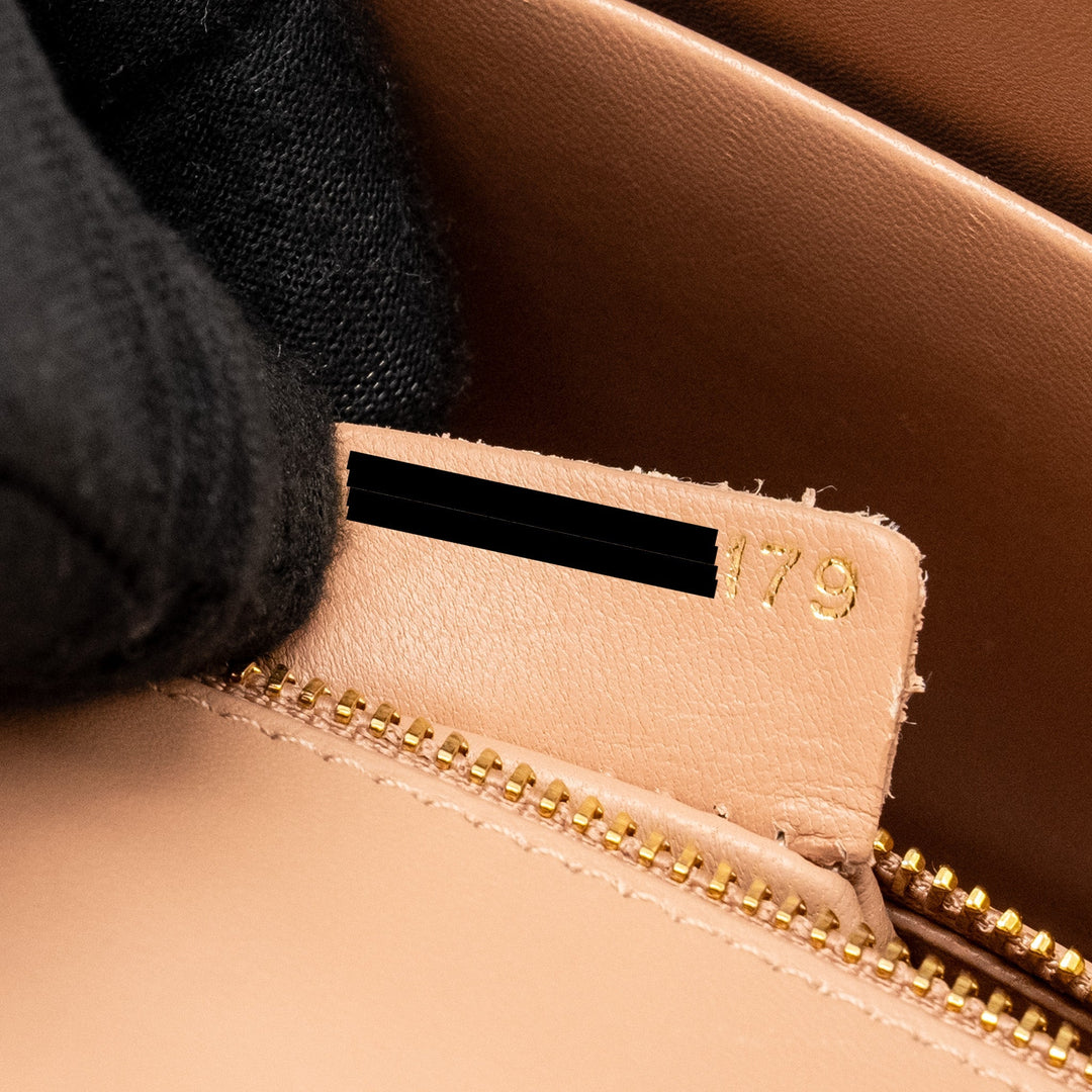 Top quality Dior 30 Montaigne Medium Flap Bag Calfskin Light Pink