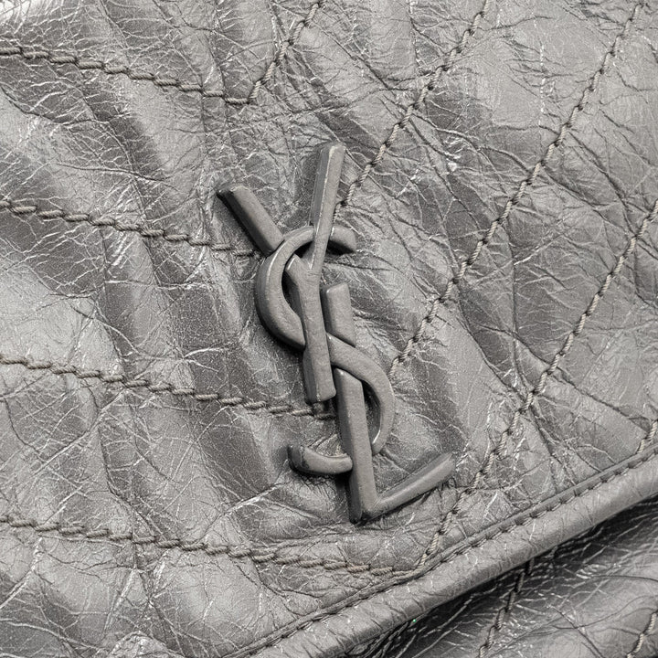 Saint Laurent Niki Baby calfskin grey SHW