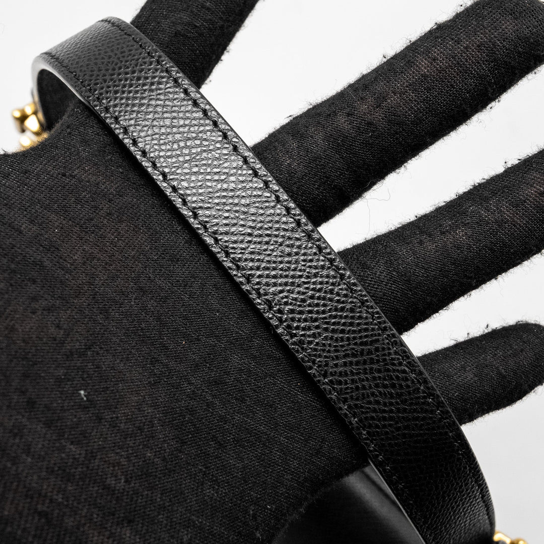 Top quality Dior Medium Saddle Bag Calfskin BLACK