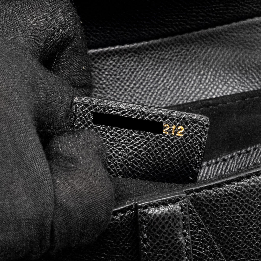 Dior Medium Saddle Bag Calfskin BLACK