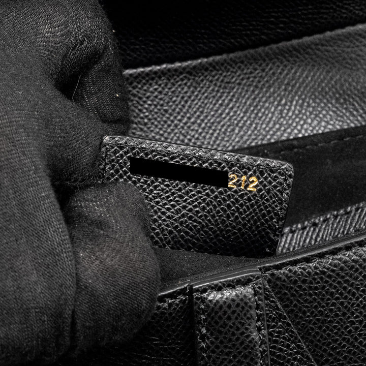 Dior Medium Saddle Bag Calfskin BLACK