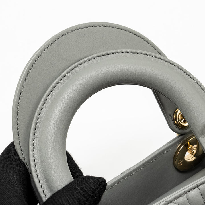 Dior My ABC Small Lady Dior Lambskin Grey