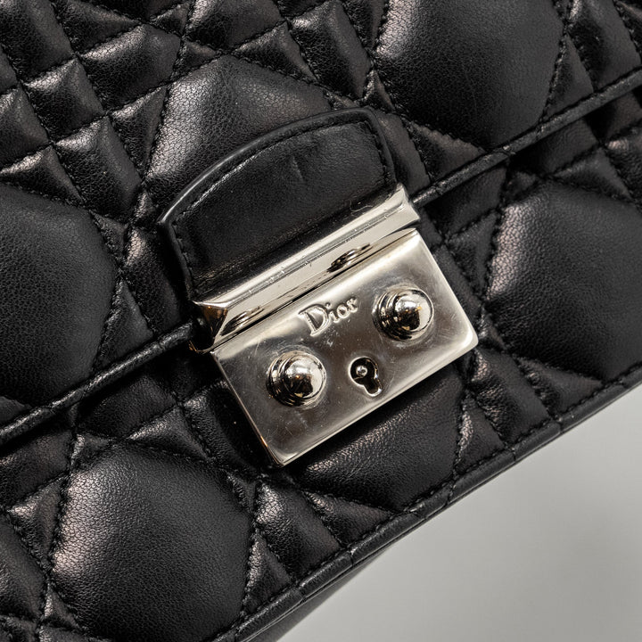 Top quality Dior Miss Top quality Dior Promenade Pouch Bag Lambskin Black