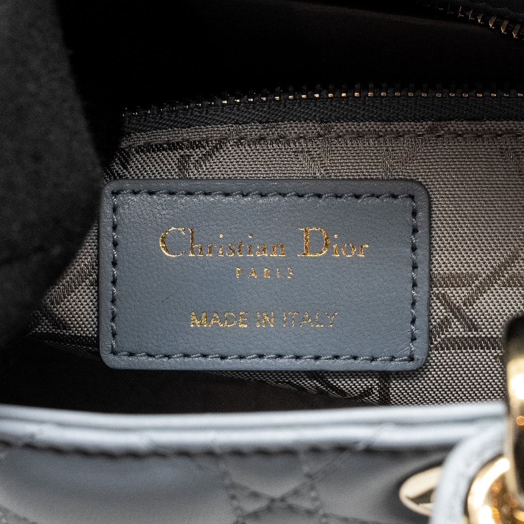Top quality Dior My ABC Small Lady Top quality Dior Lambskin Blue