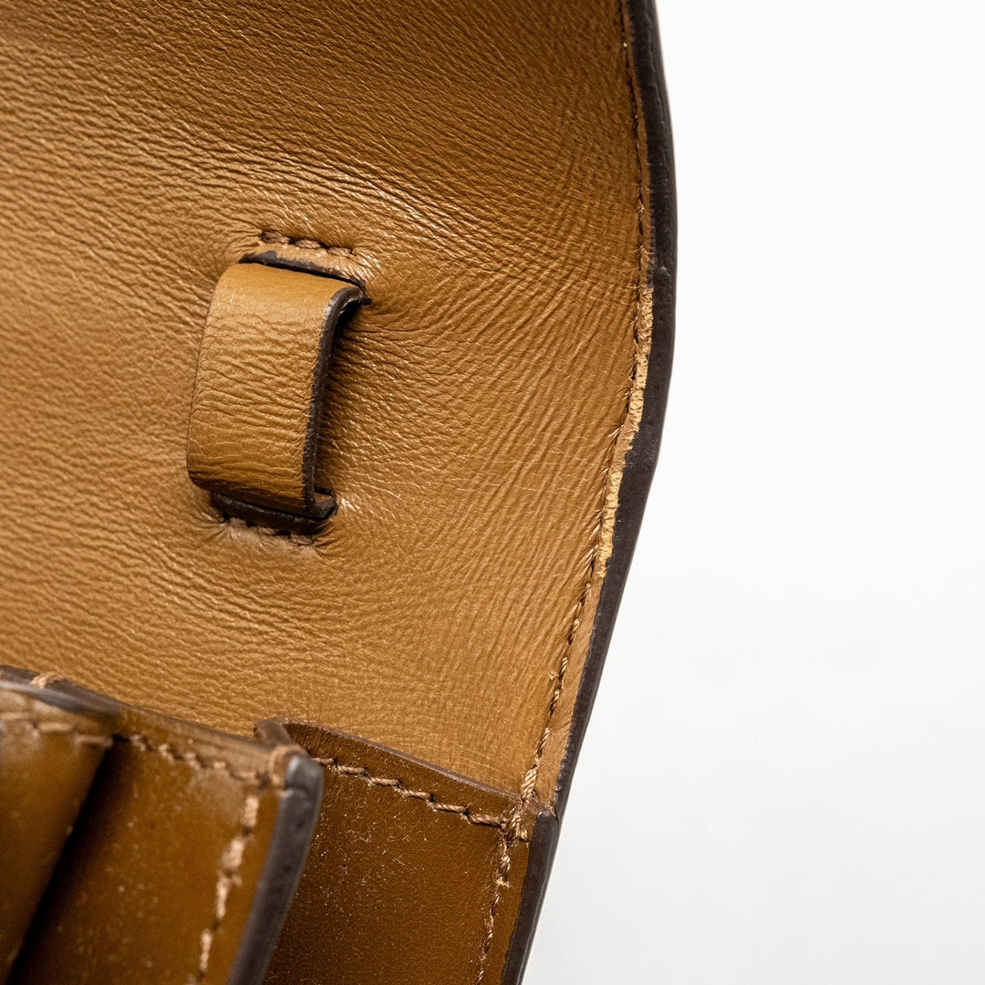 Celine Teen Classic Box Bag Calfskin Camel
