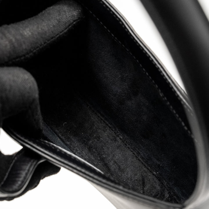 Saint Laurent / YSL Mini LE 5 A 7 Hobo Bag Smooth Calfskin Black GHW
