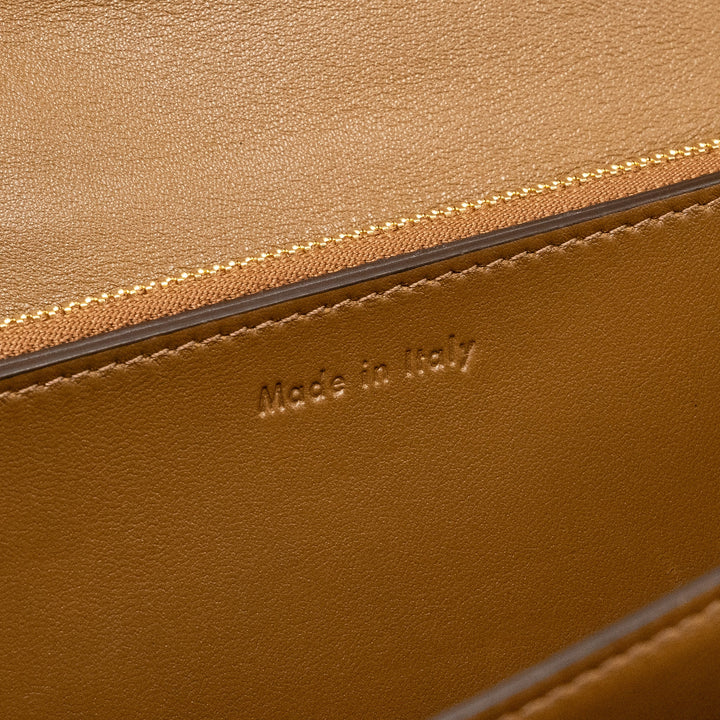Celine Medium Classic Box Bag Calfskin Camel
