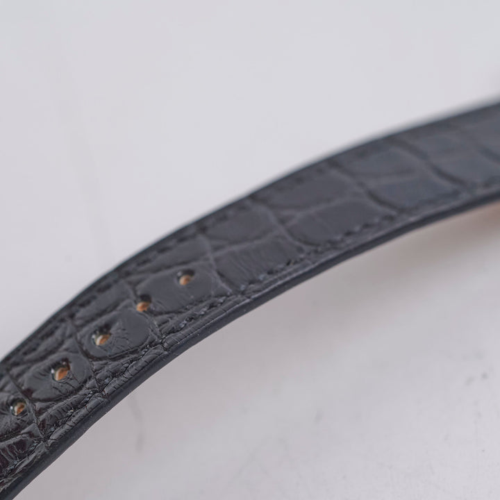 Hermes Heure H Watch Black Diamond Small 25mm