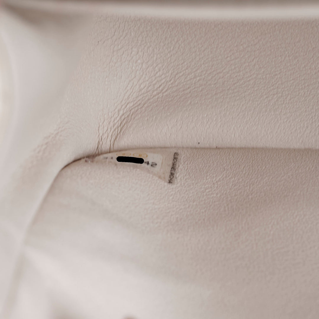 Top Quality Chanel Classic Flap Small Lambskin Chevron Cream - Series 31