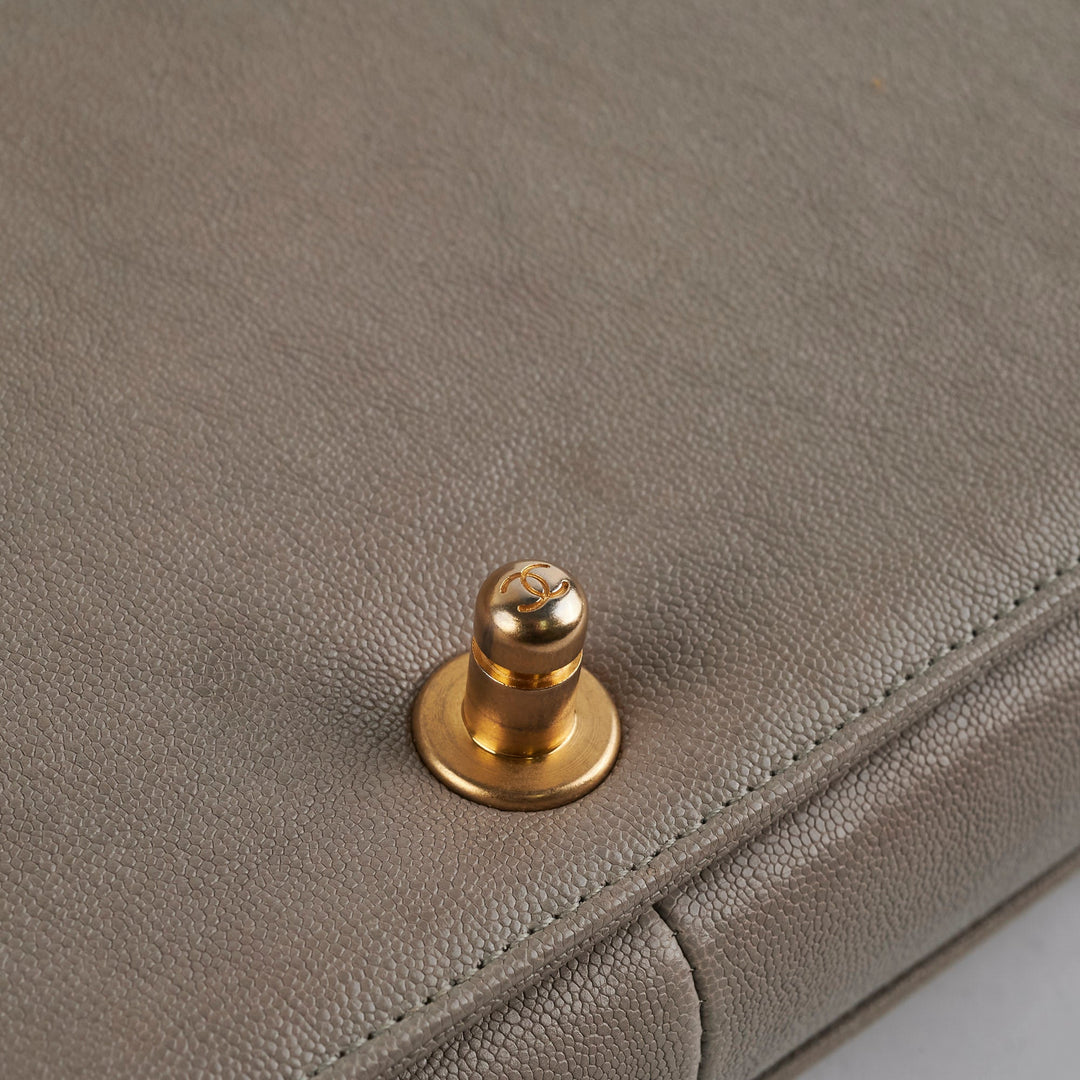 ITEM 31 - Top Quality Chanel Large New Medium Boy Bag Grey Taupe