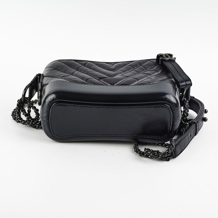 Top Quality Chanel Small Gabriel Calfskin Black