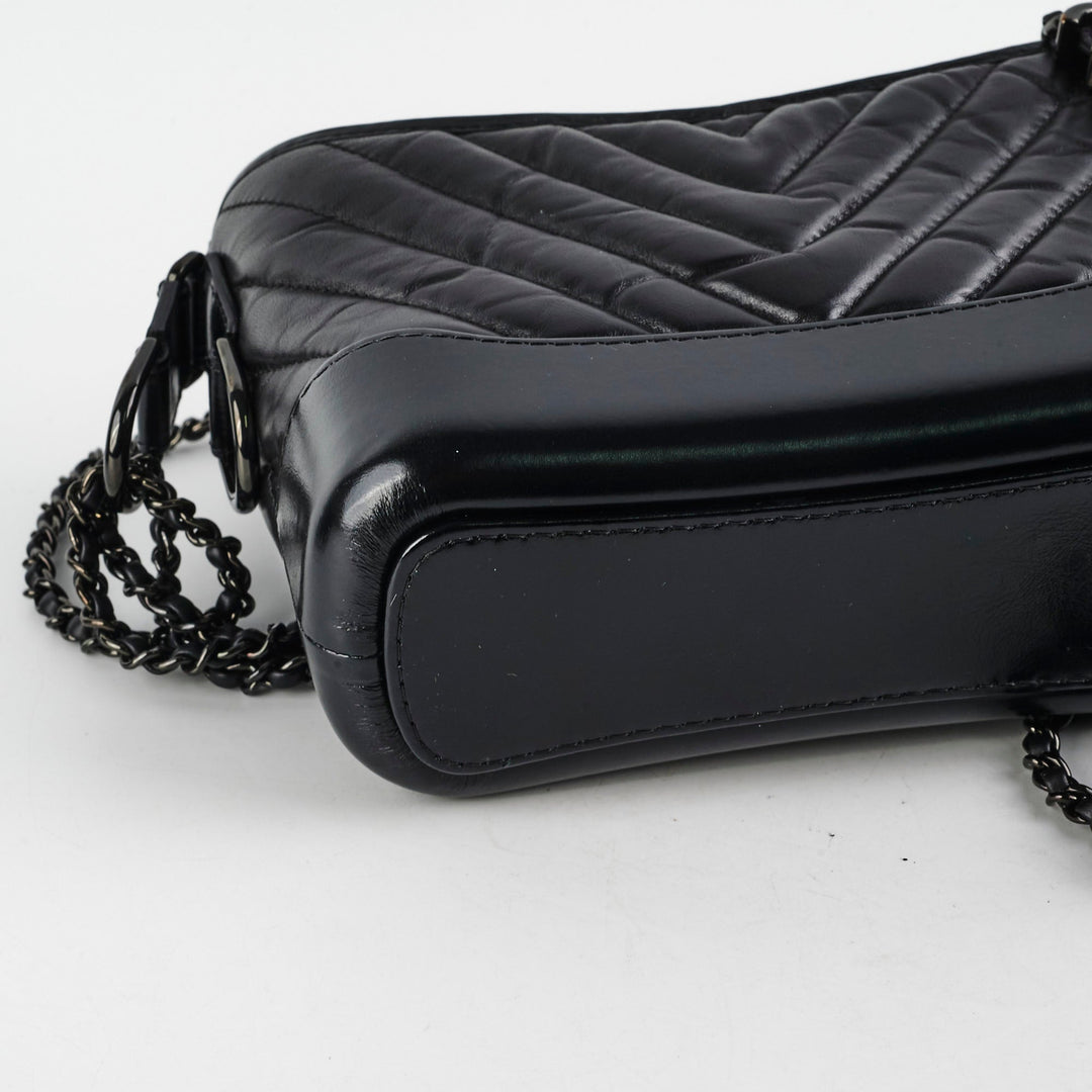 Top Quality Chanel Small Gabriel Calfskin Black