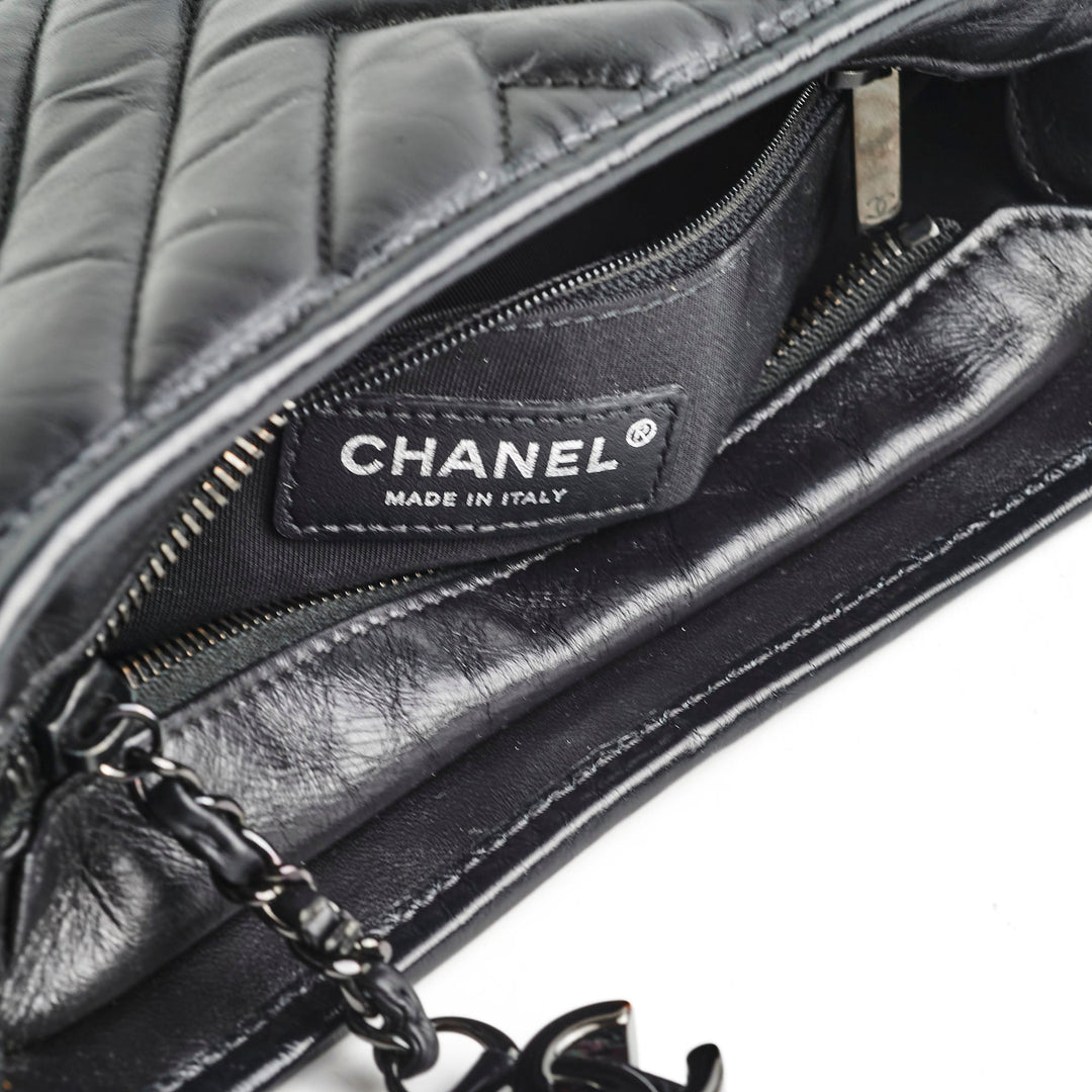 Top Quality Chanel Small Gabriel Calfskin Black